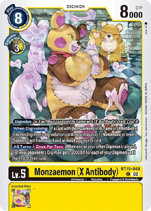 Image for Monzaemon (X Antibody) [Exceed Apocalypse]