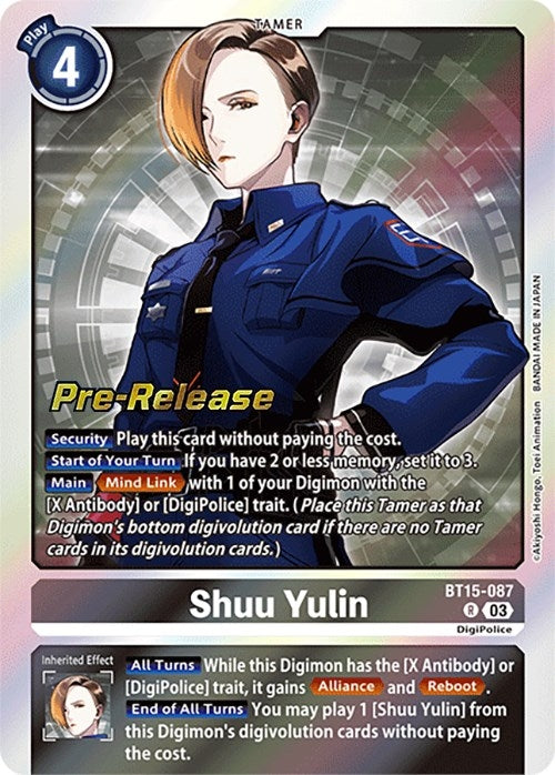 Image for Shuu Yulin [Exceed Apocalypse Pre-Release Cards]