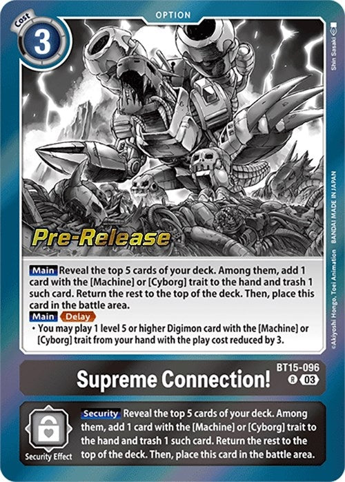 Image for Supreme Connection! [Exceed Apocalypse Pre-Release Cards]