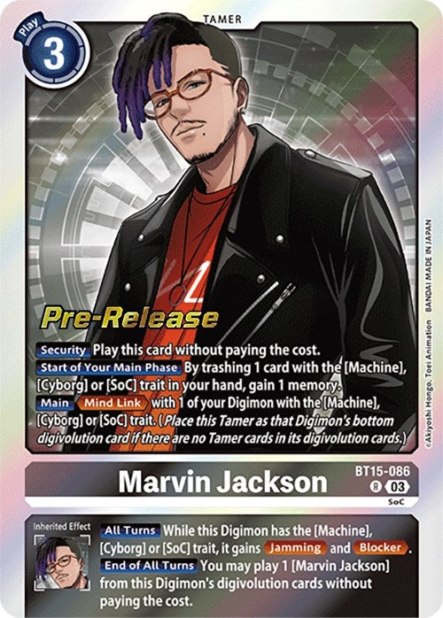 Image for Marvin Jackson [Exceed Apocalypse Pre-Release Cards]