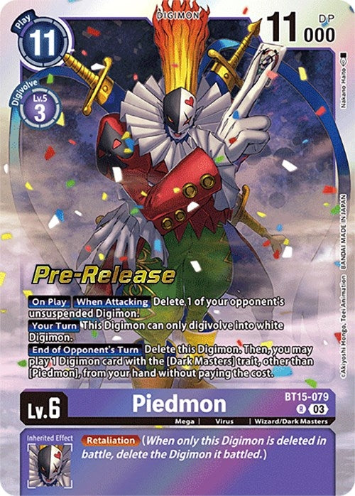 Image for Piedmon [Exceed Apocalypse Pre-Release Cards]