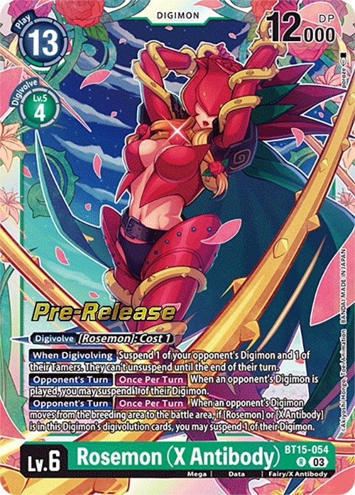 Image for Rosemon (X Antibody) [Exceed Apocalypse Pre-Release Cards]