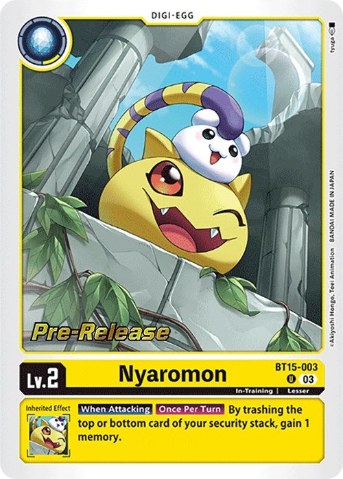 Image for Nyaromon [Exceed Apocalypse Pre-Release Cards]