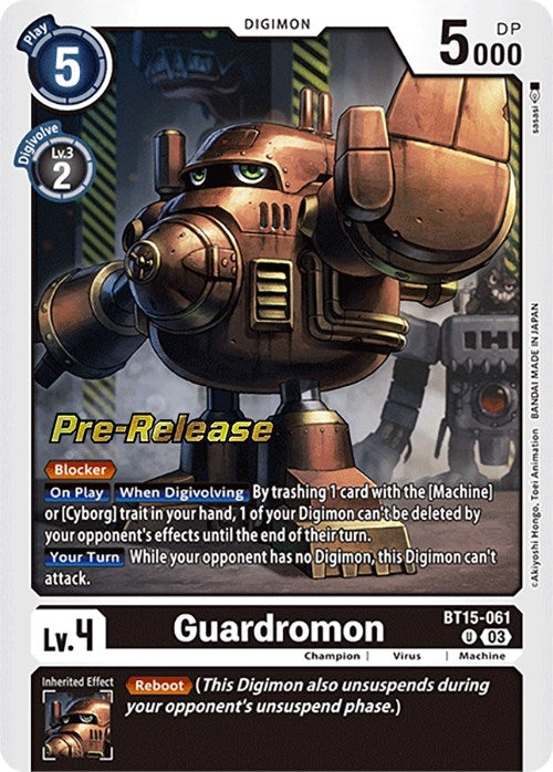 Image for Guardromon [Exceed Apocalypse Pre-Release Cards]