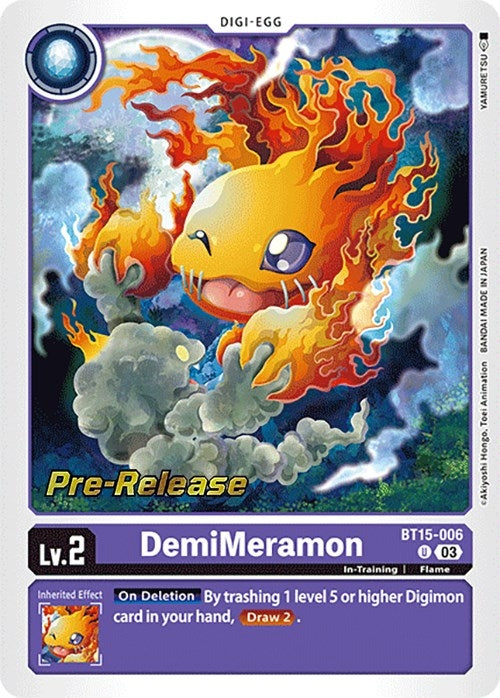 Image for DemiMeramon [Exceed Apocalypse Pre-Release Cards]