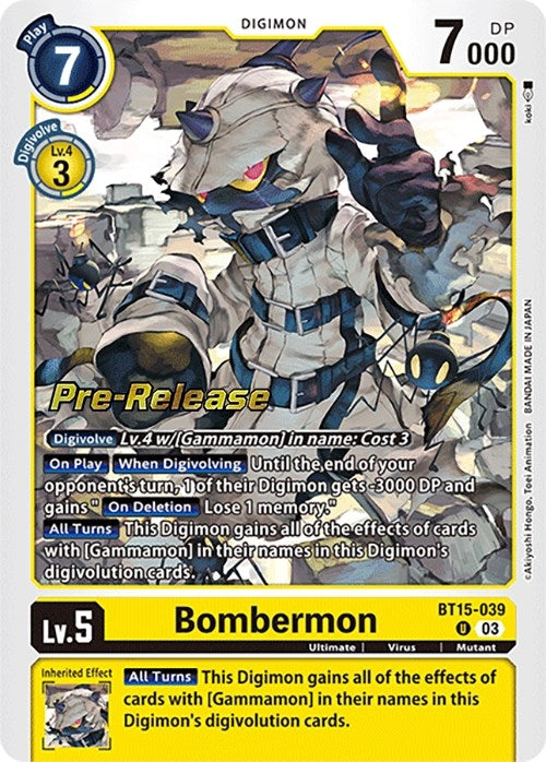 Image for Bombermon [Exceed Apocalypse Pre-Release Cards]
