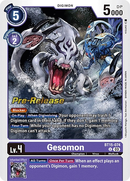 Image for Gesomon [Exceed Apocalypse Pre-Release Cards]