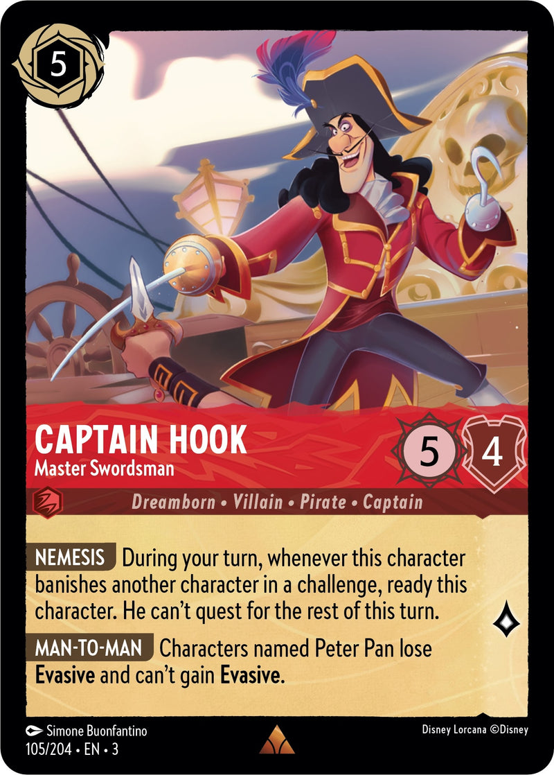 Captain Hook Master Swordsman (105/204) [3]