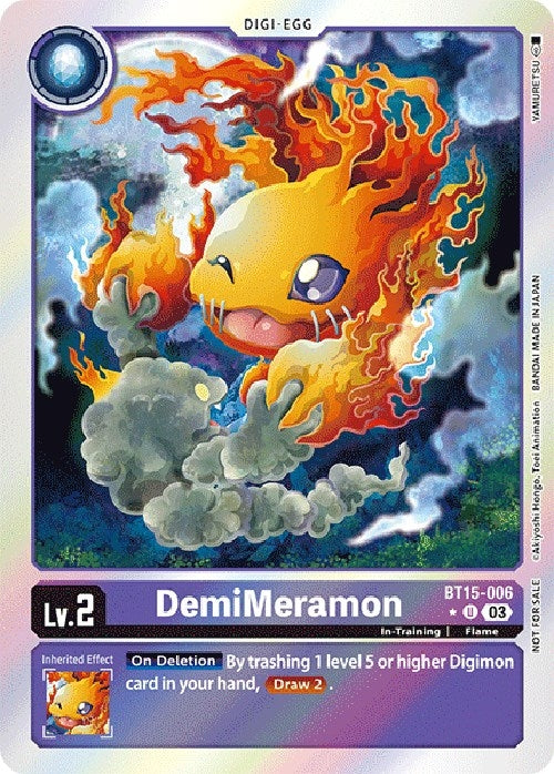Image for DemiMeramon (Exceed Apocalypse Box Promotion Pack) [Exceed Apocalypse]