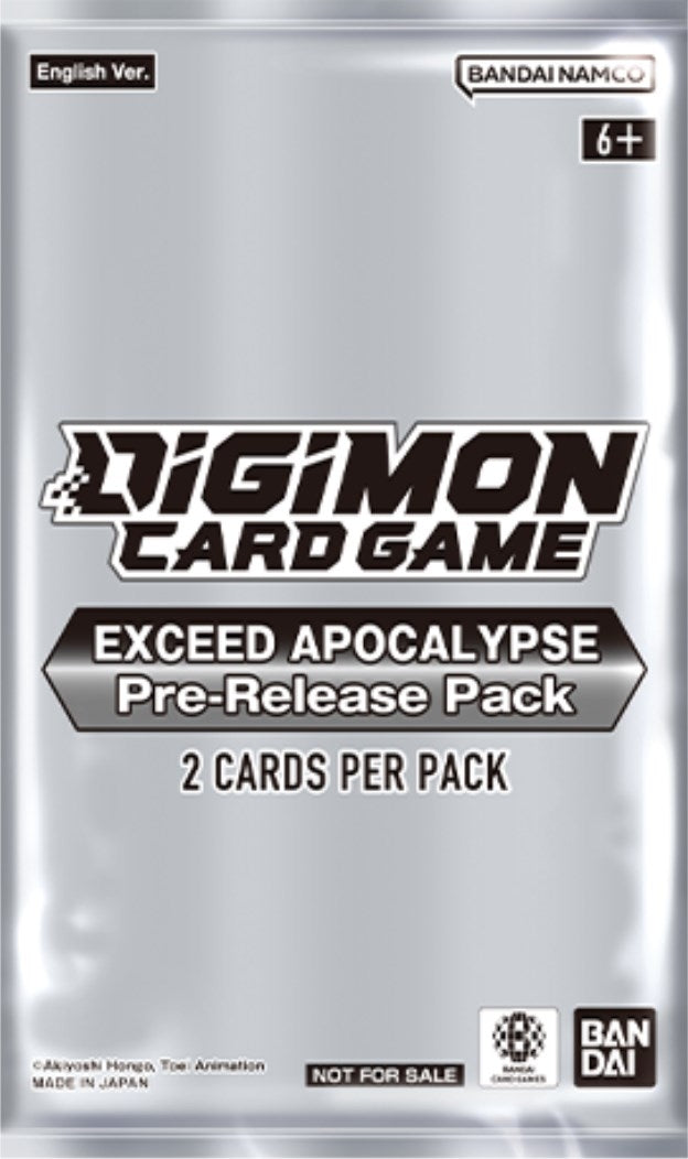 Image for Exceed Apocalypse Pre-Release Pack - Digimon Card Game