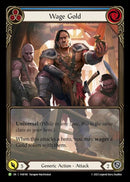 Image for Wage Gold (Blue) - FAB198 [Flesh and Blood: Promo Cards]