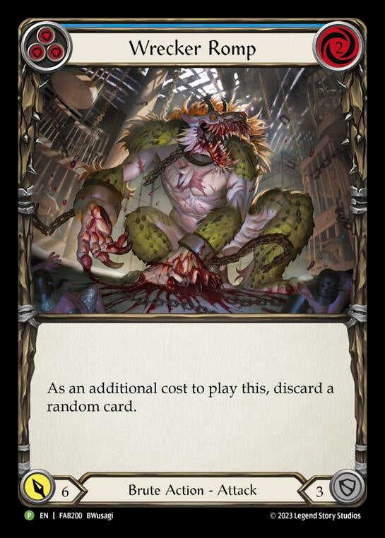 Image for Wrecker Romp (Blue) - FAB200 [Flesh and Blood: Promo Cards]