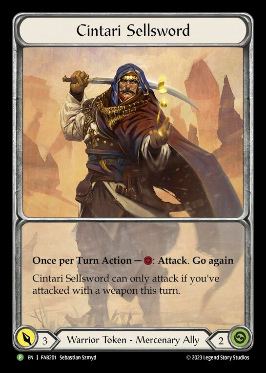 Image for Cintari Sellsword - FAB201 [Flesh and Blood: Promo Cards]