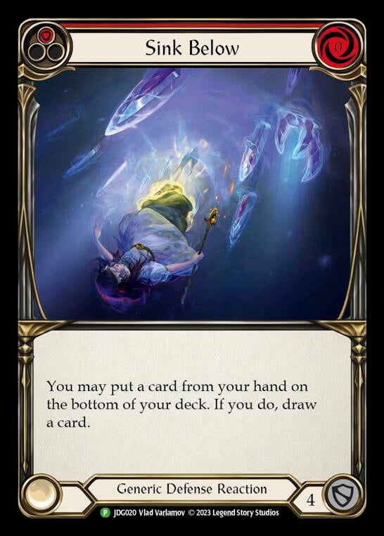 Image for Sink Below (Red) - JDG020 [Flesh and Blood: Promo Cards]
