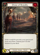 Image for Drone of Brutality (Red) - JDG023 [Flesh and Blood: Promo Cards]