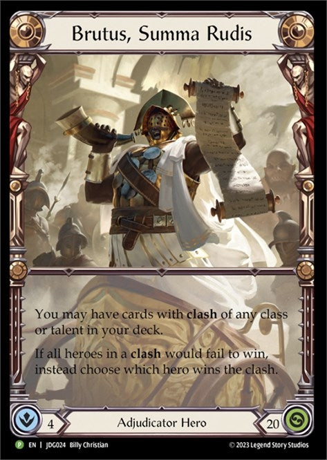 Image for Brutus, Summa Rudis - JDG024 [Flesh and Blood: Promo Cards]