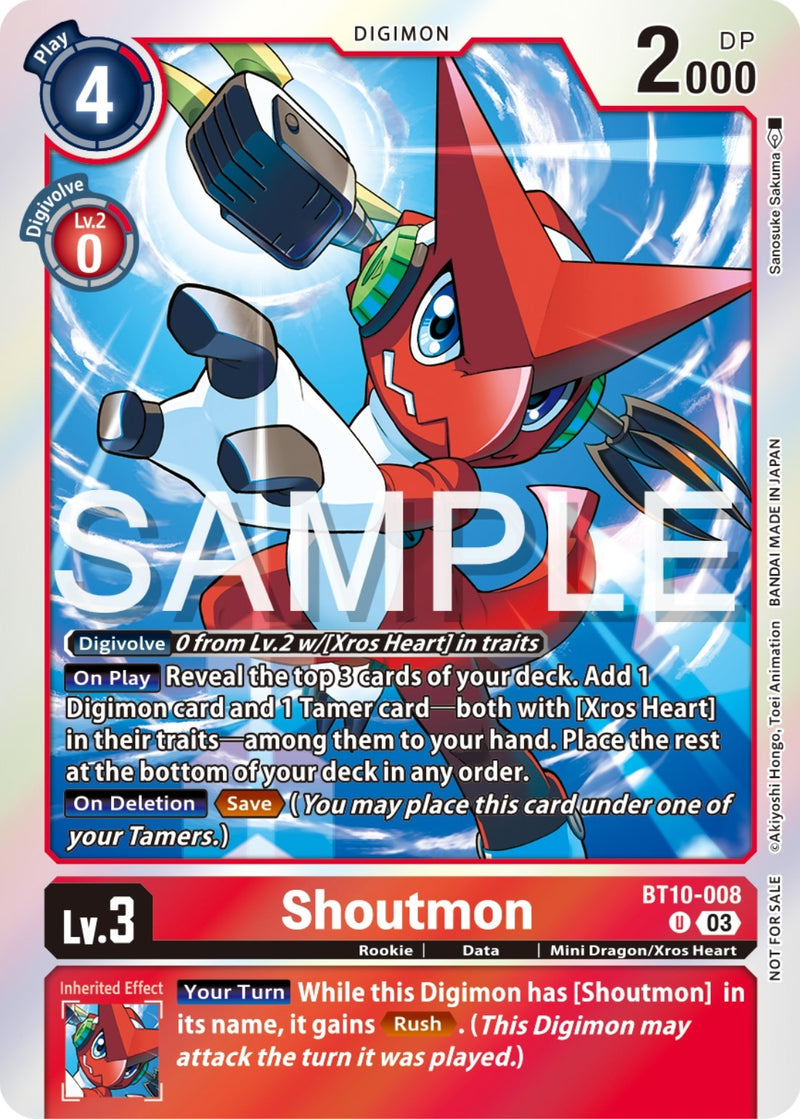 Image for Shoutmon (Winner Pack -Exceed Apocalypse-) [Xros Encounter]