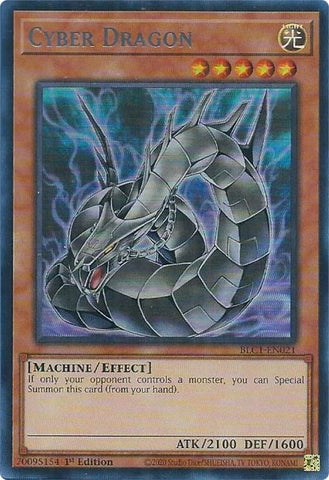 Cyber Dragon Alternate Art Silver (BLC1-EN021) [BLC1]