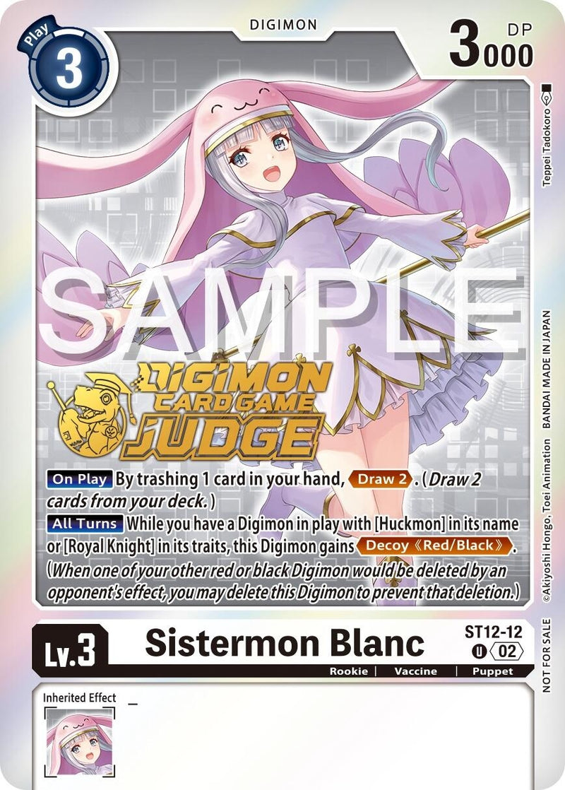 Image for Sistermon Blanc (Judge Pack 5) [Starter Deck 12: Jesmon]