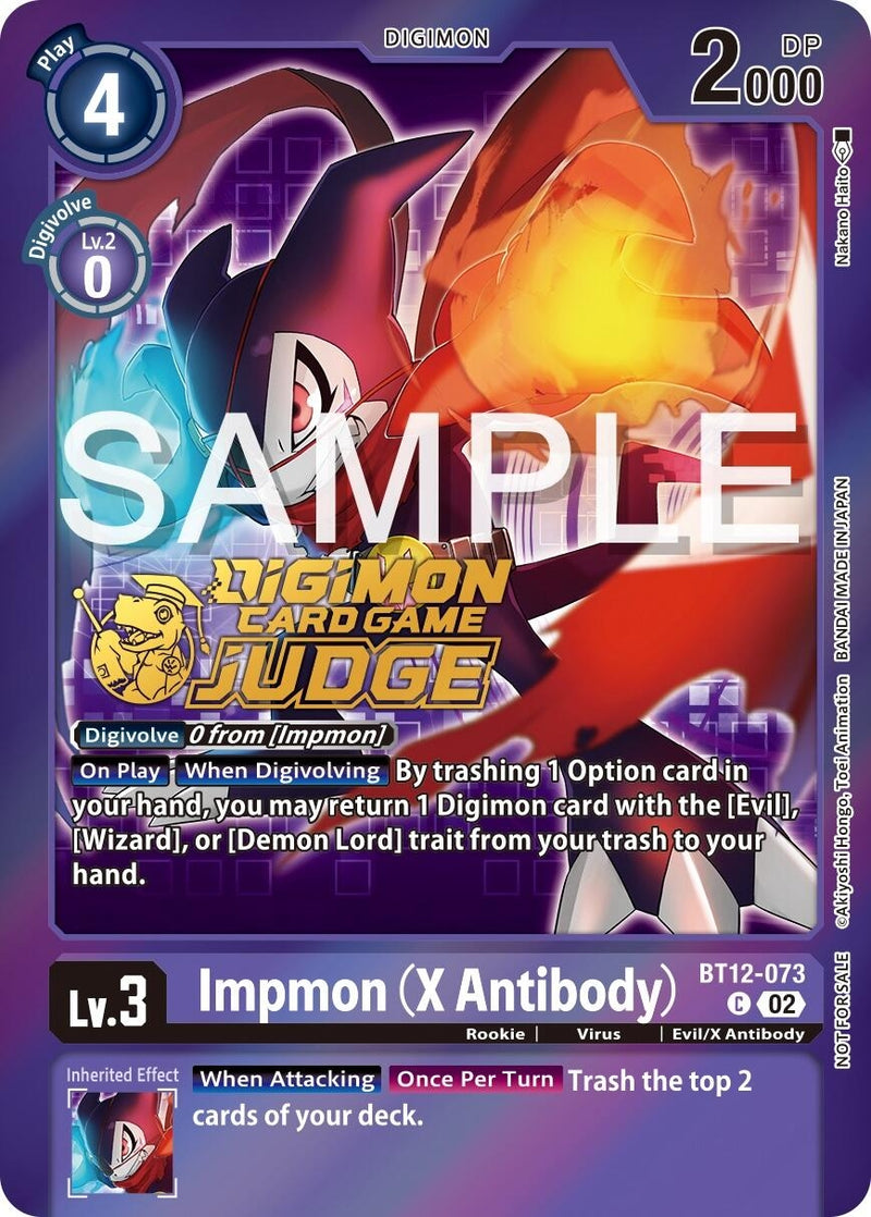 Image for Impmon (X Antibody) (Judge Pack 5) [Across Time]