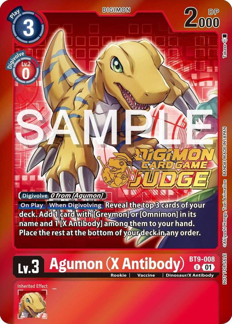Image for Agumon (X Antibody) (Judge Pack 5) [X Record]