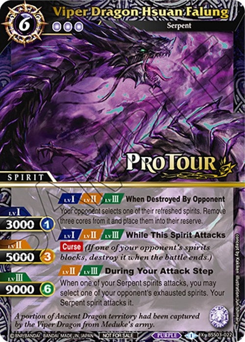 Viper Dragon Hsuan Falung X Rare Special Pack Vol 3 (BSS03-022) [BSSP]