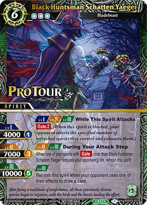 Black Huntsman Schatten Yaeger X Rare Special Pack Vol 3 (BSS03-073) [BSSP]