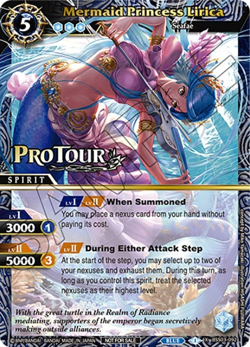 Mermaid Princess Lirica X Rare Special Pack Vol 3 (BSS03-092) [BSSP]