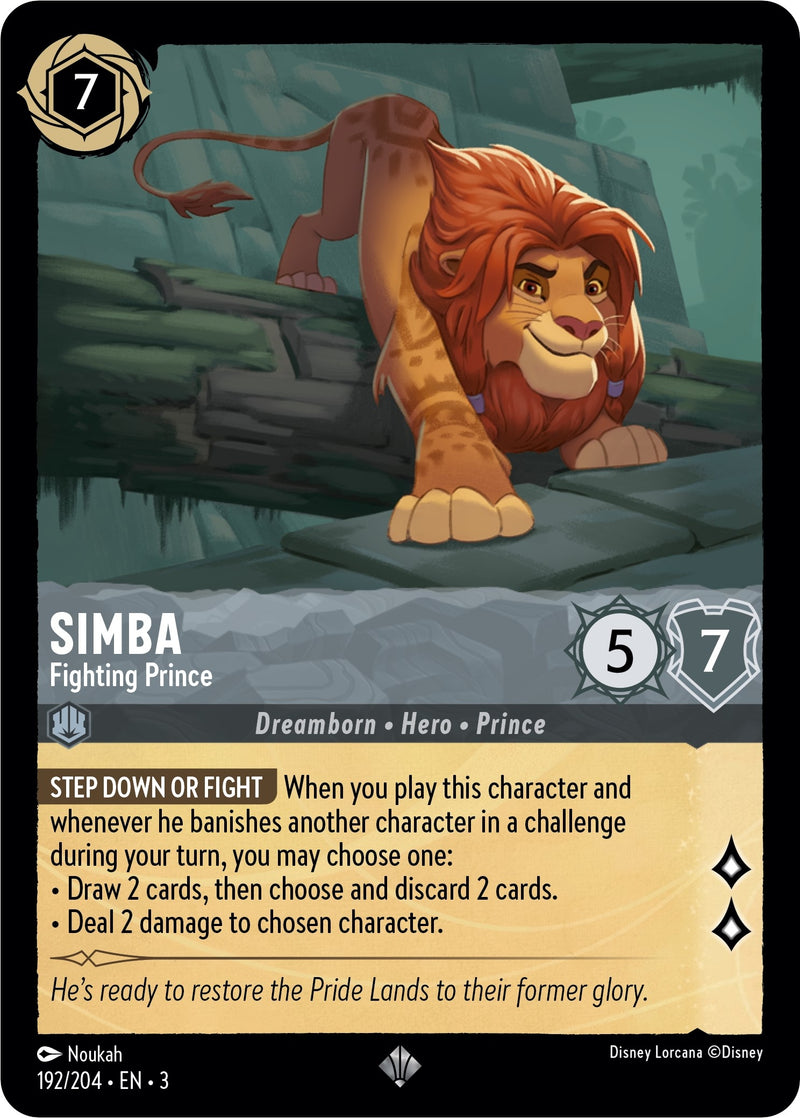 Simba Fighting Prince (192/204) [3]