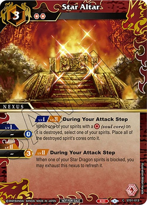 Star Altar Finalist Card Set Vol 4 (ST01-013) [LEP]