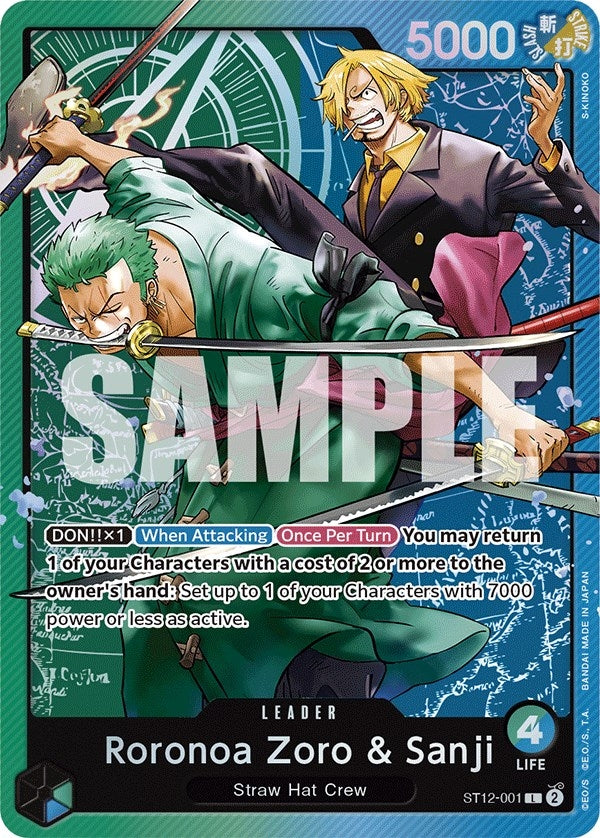Roronoa Zoro and Sanji (ST12-001) [ST-12]