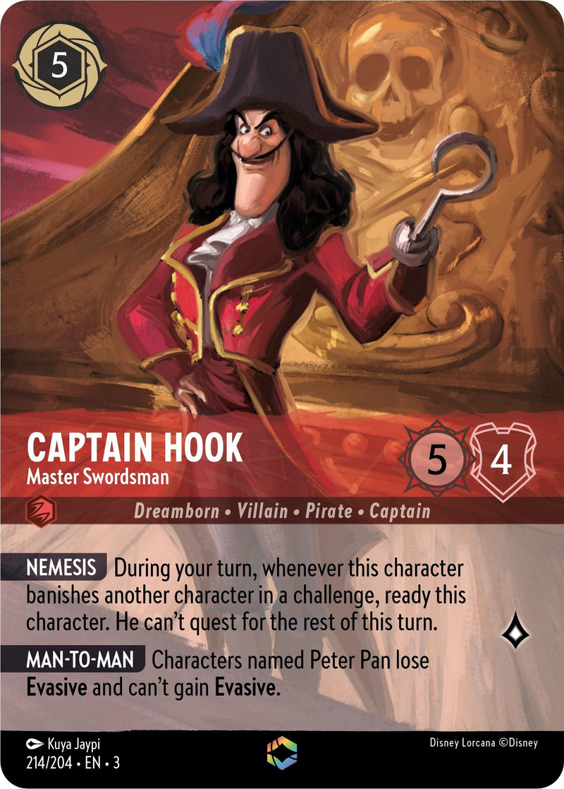 Captain Hook Master Swordsman Enchanted (214/204) [3]