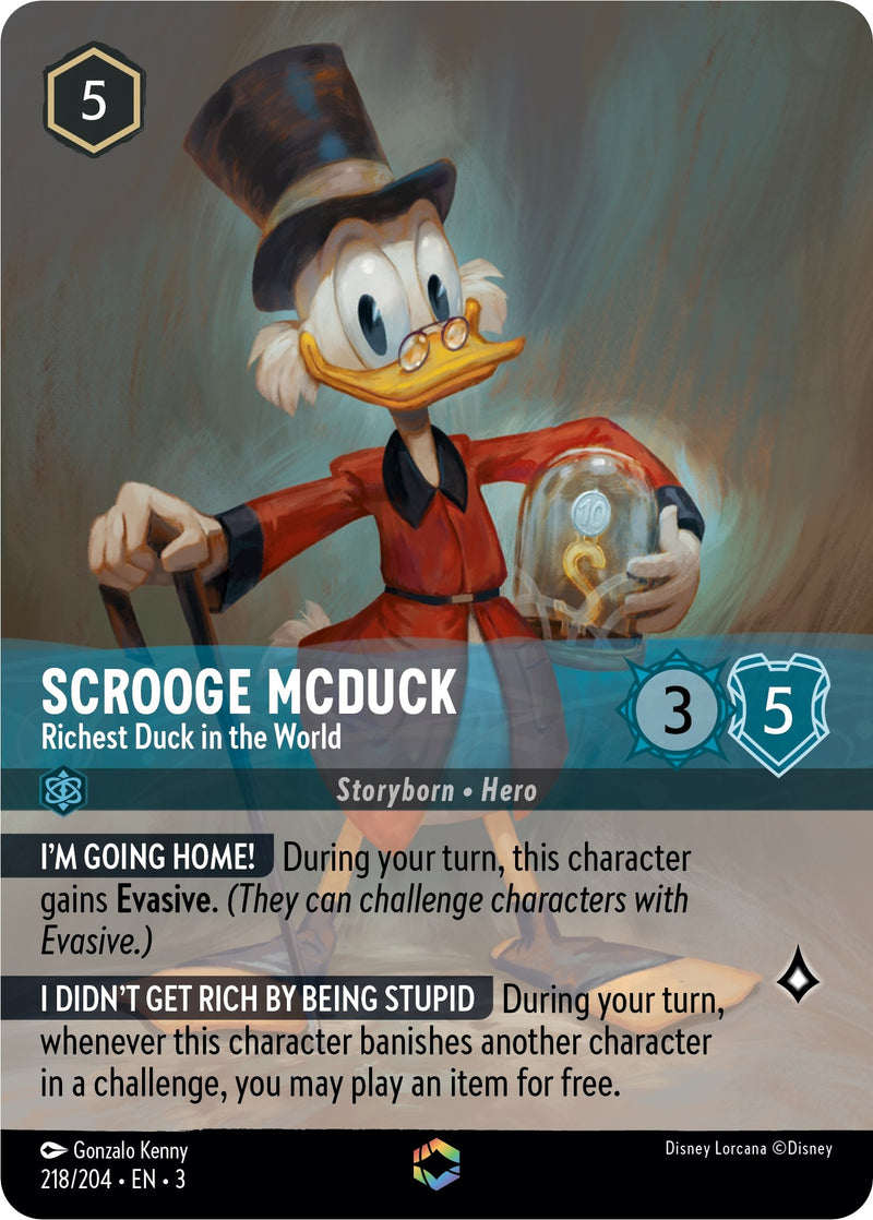 Scrooge McDuck Richest Duck in the World Enchanted (218/204) [3]