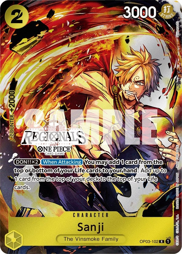 Sanji Offline Regional 2024 Participant (OP03-102) [OP-PR]
