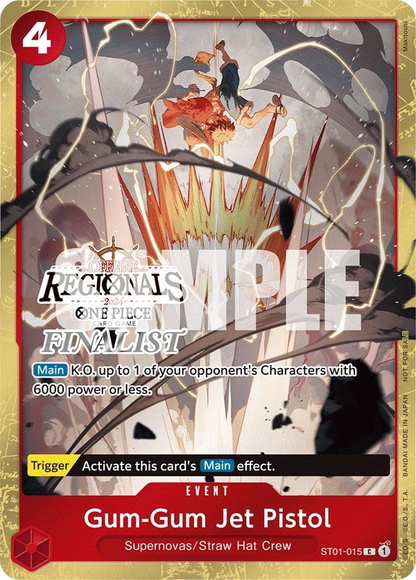 Gum Gum Jet Pistol Offline Regional 2024 Finalist (ST01-015) [OP-PR]