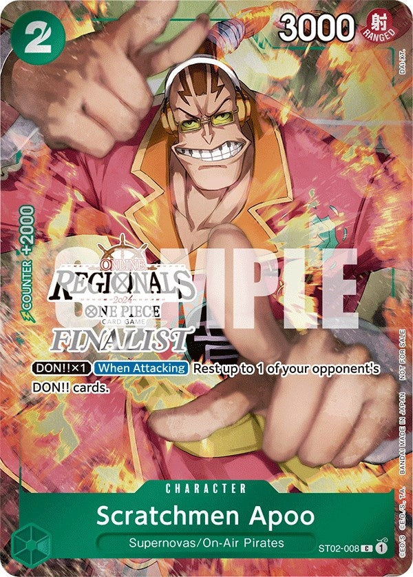 Scratchmen Apoo Online Regional 2024 Finalist (ST02-008) [OP-PR]