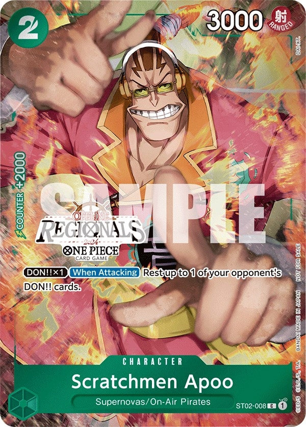 Scratchmen Apoo Offline Regional 2024 Participant (ST02-008) [OP-PR]