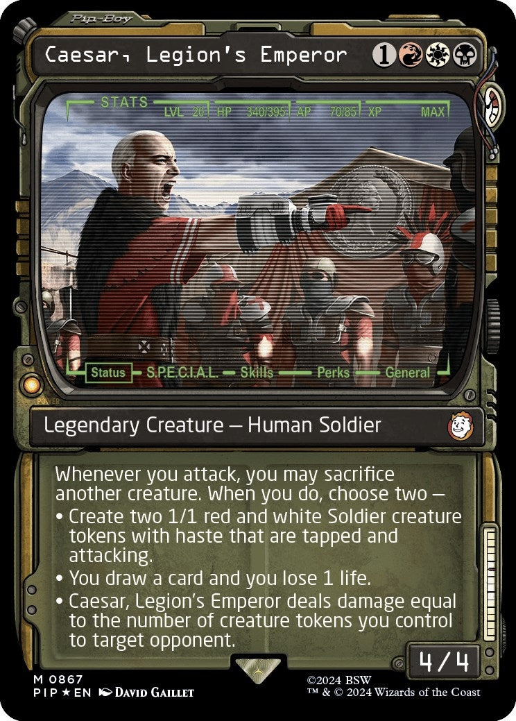 Caesar Legions Emperor Showcase Surge Foil (867) [PIP]