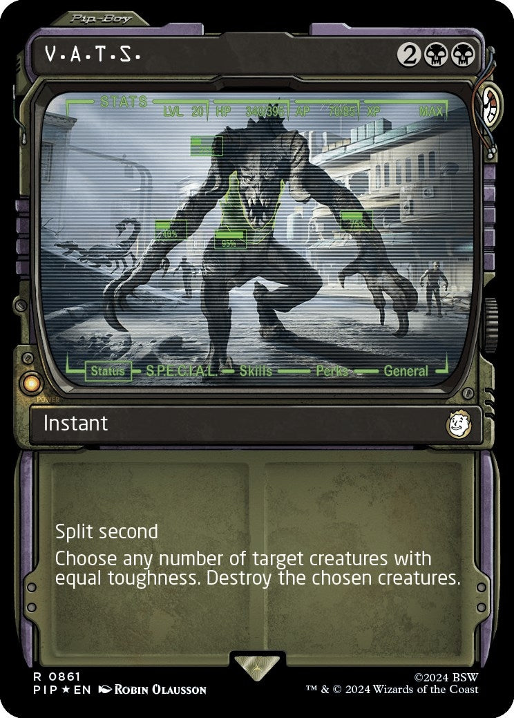 VATS Showcase Surge Foil (861) [PIP]