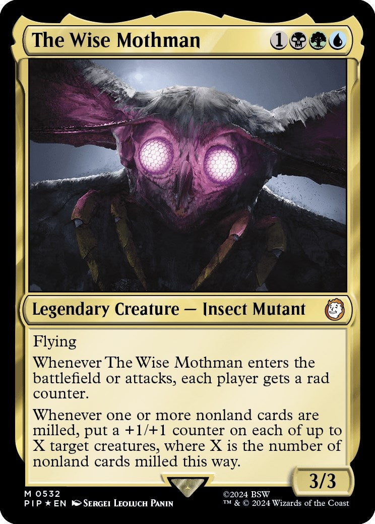 The Wise Mothman Surge Foil (532) [PIP]