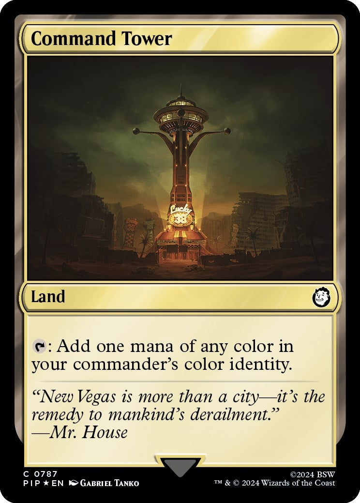 Command Tower Surge Foil (787) [PIP]