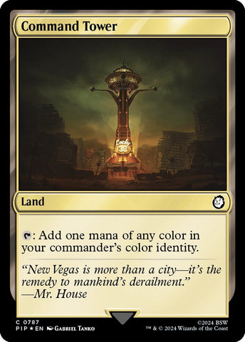 Command Tower Surge Foil (787) [PIP]