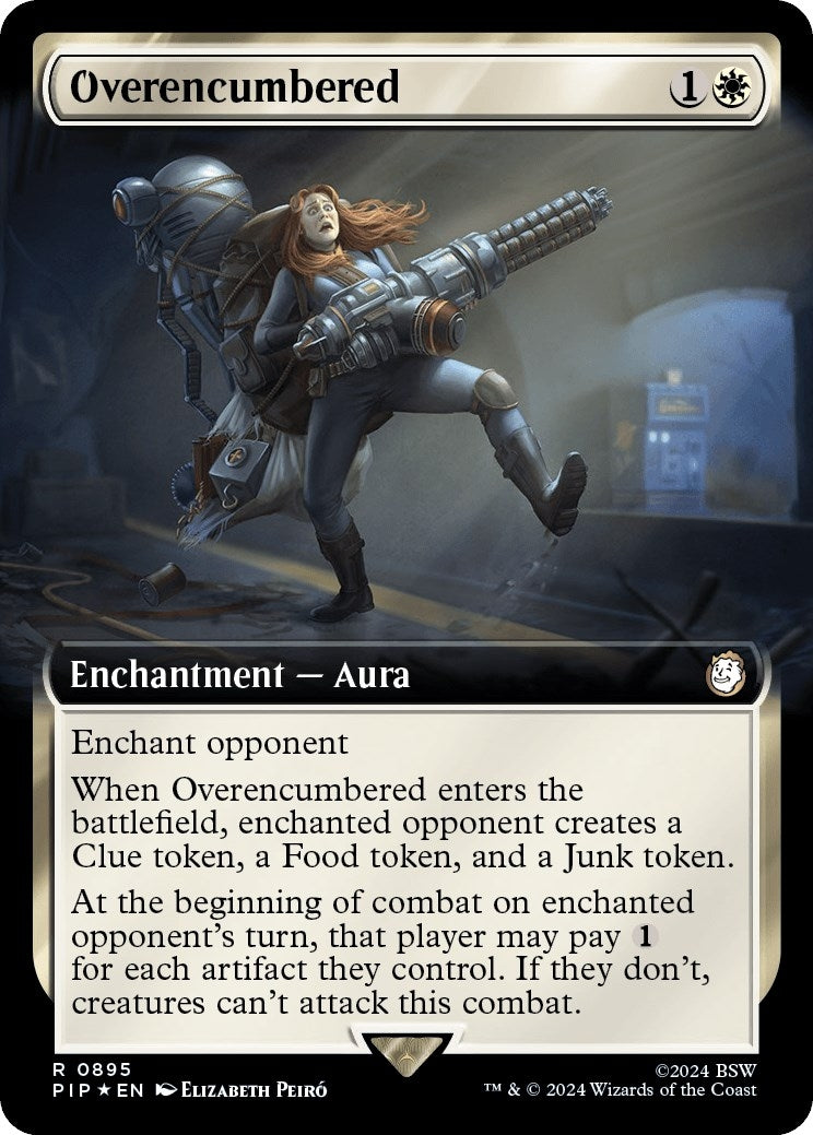 Overencumbered Extended Art Surge Foil (895) [PIP]