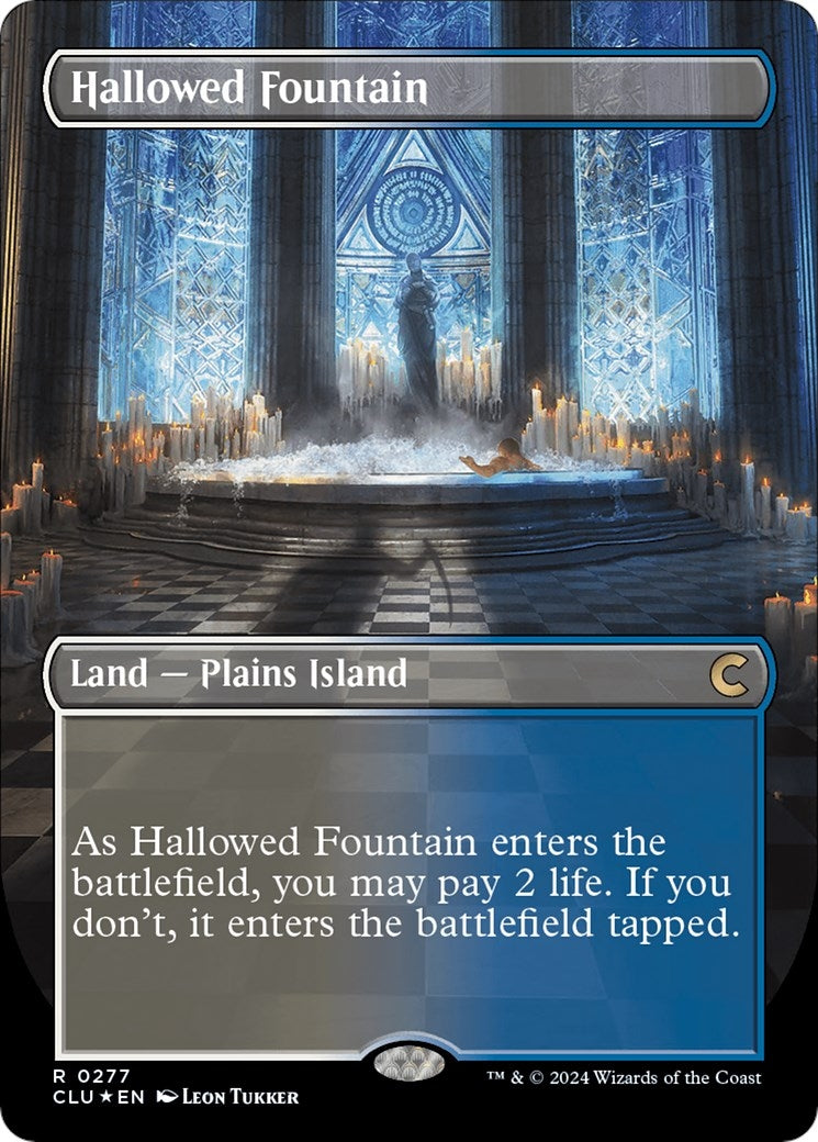 Hallowed Fountain Borderless (277) [CLU]