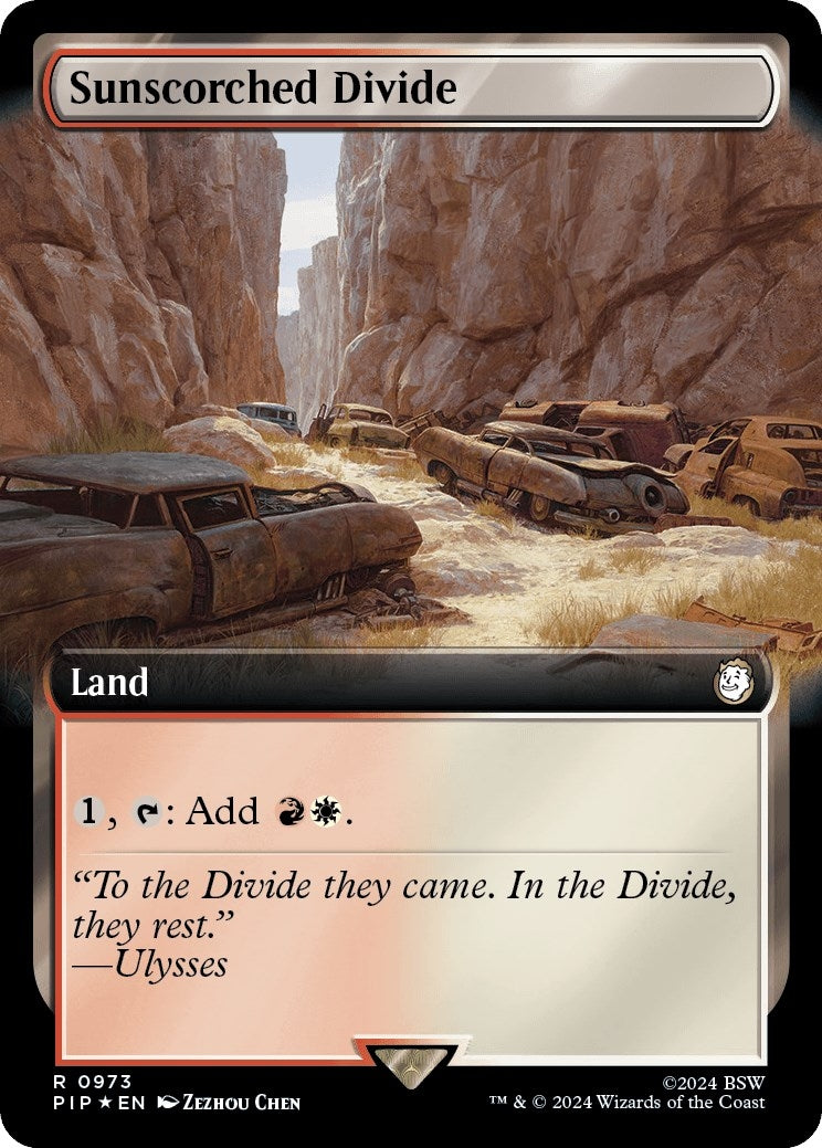 Sunscorched Divide Extended Art Surge Foil (973) [PIP]