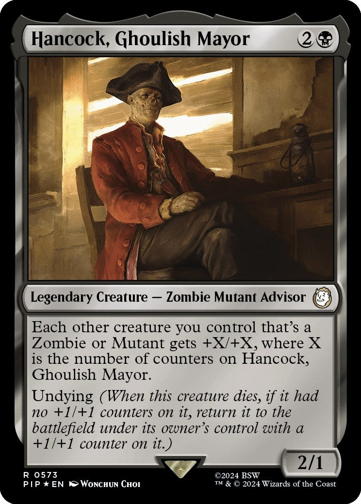 Hancock, Ghoulish Mayor (Surge Foil) [Fallout]