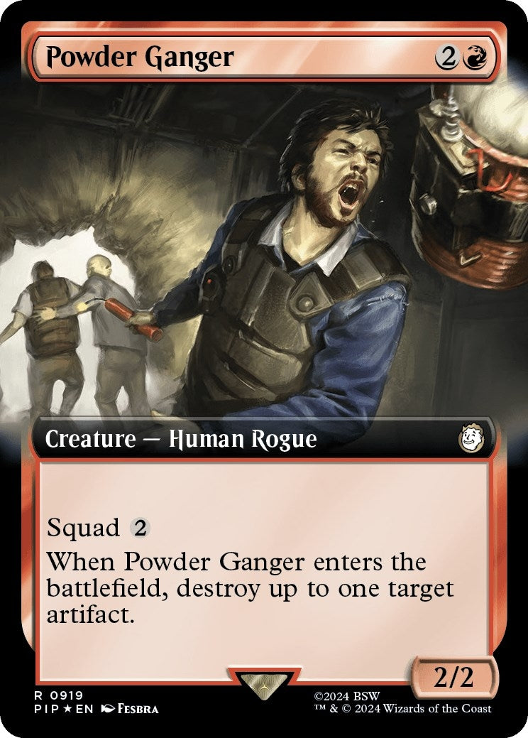 Powder Ganger Extended Art Surge Foil (919) [PIP]