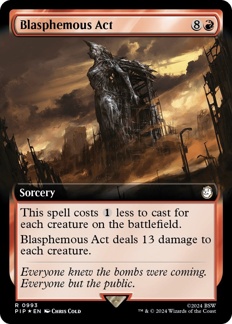 Blasphemous Act Extended Art Surge Foil (993) [PIP]