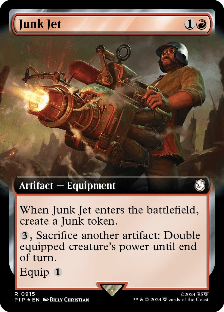 Junk Jet Extended Art Surge Foil (915) [PIP]