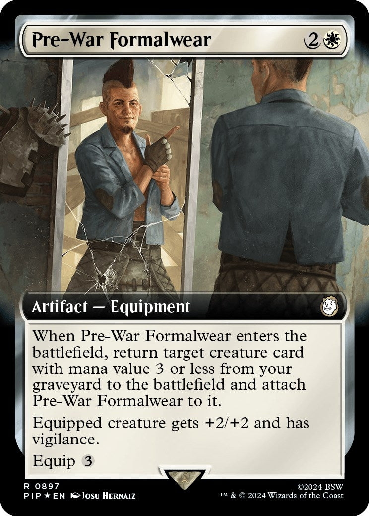 Pre War Formalwear Extended Art Surge Foil (897) [PIP]